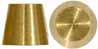 Knife Buttcap,
3/4" tapered to 5/8"
turned from solid brass Knife Buttcap,
3/4" tapered to 5/8"
turned from solid brass